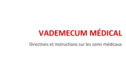 Fedasil – Actualisation du vademecum médical