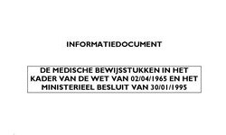 Infodocument  over de medische bewijsstukken