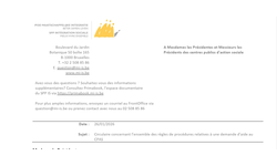 OCMW: Omzendbrief over de regels met betrekking tot een steunaanvraag bij het OCMW