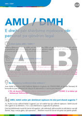 AMU/DMH. Le droit aux soins de santé pour les personnes sans séjour légal (ALB)