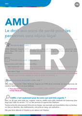 AMU/DMH. Le droit aux soins de santé pour les personnes sans séjour légal (FR)